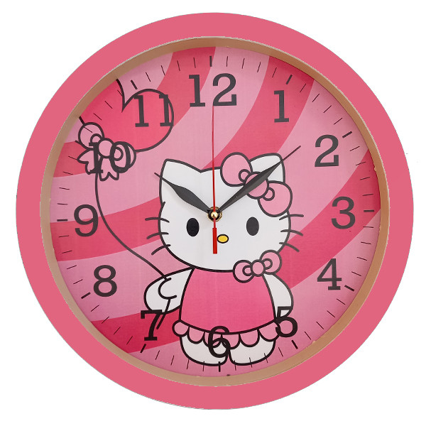 ساعت دیواری کودک مدل کیتی کد 4030904
