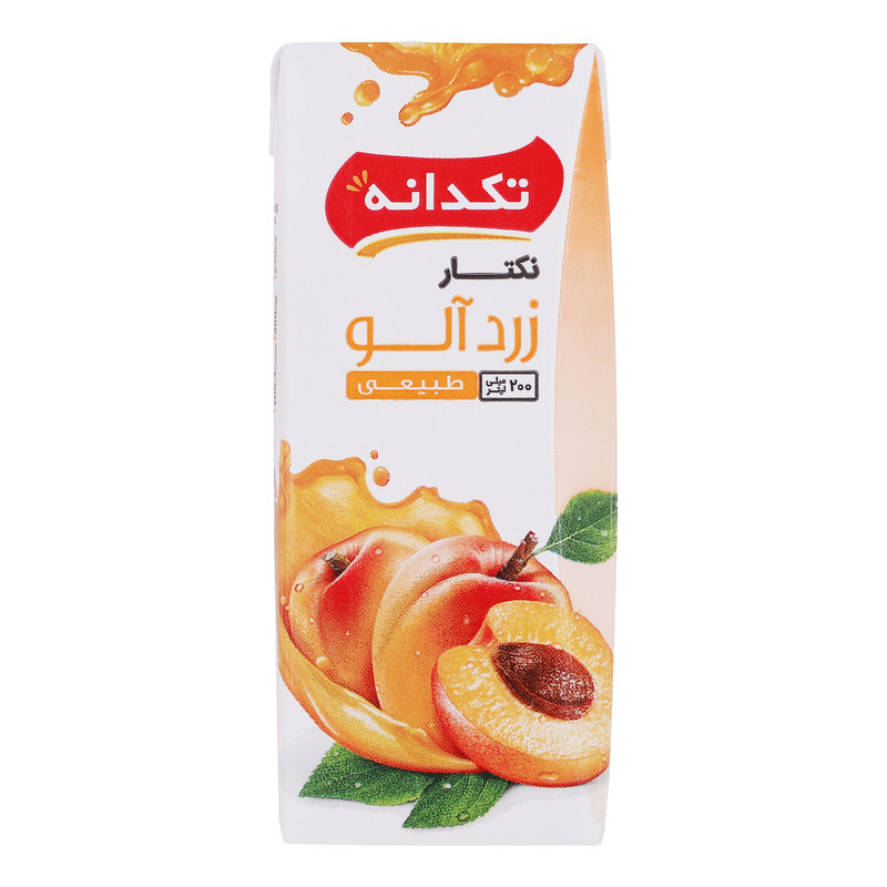 آبمیوه زردآلو تکدانه - 200 میلیلیتر