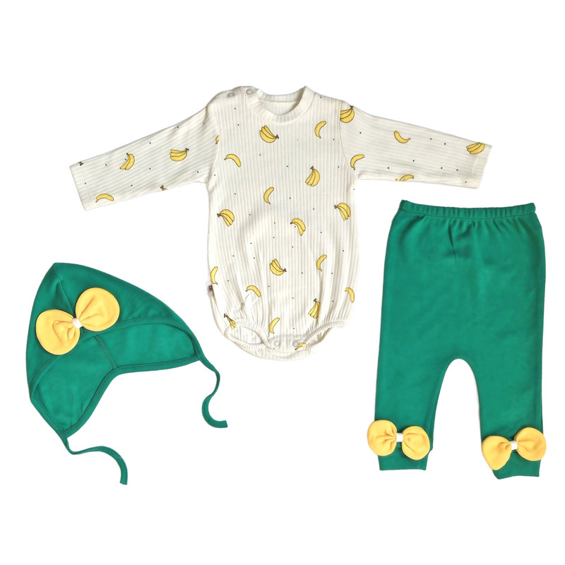 خرید و قیمت ست 3 تکه لباس نوزادی مدل 2023