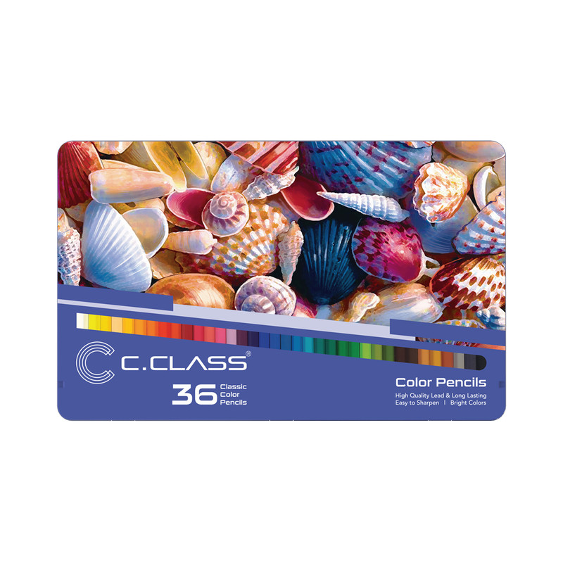 مداد رنگی 36 رنگ سی.کلاس کد 02