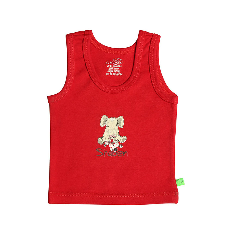 تاپ نوزادی شابن مدل گل گلی