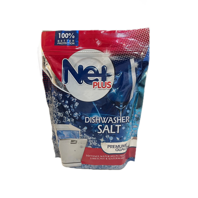 نمک ماشین ظرفشویی نت پلاس مدل premium quality وزن 1200 گرم