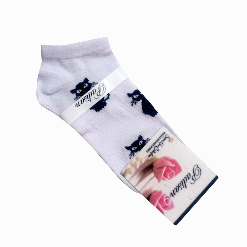 جوراب دخترانه مدل گربه کد005