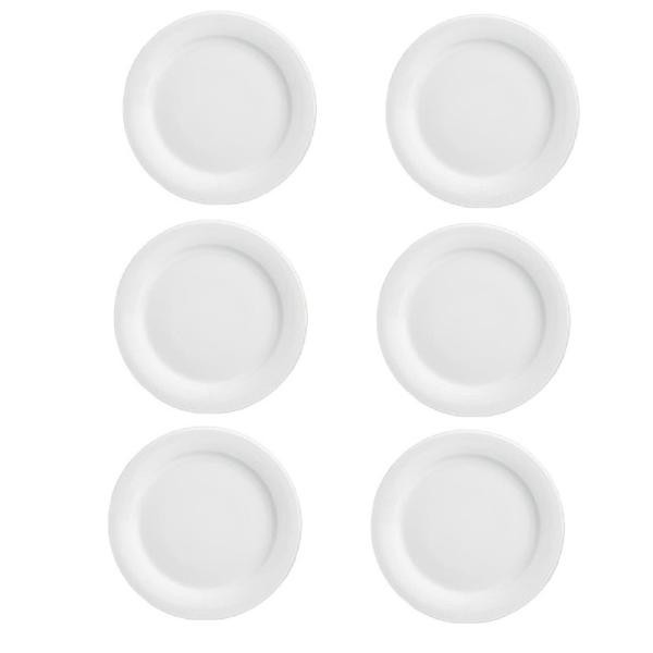 پیش دستی چینی زرین ایران مدل هتلی 49 کد 20 سفید درجه یک بسته 6 عددی