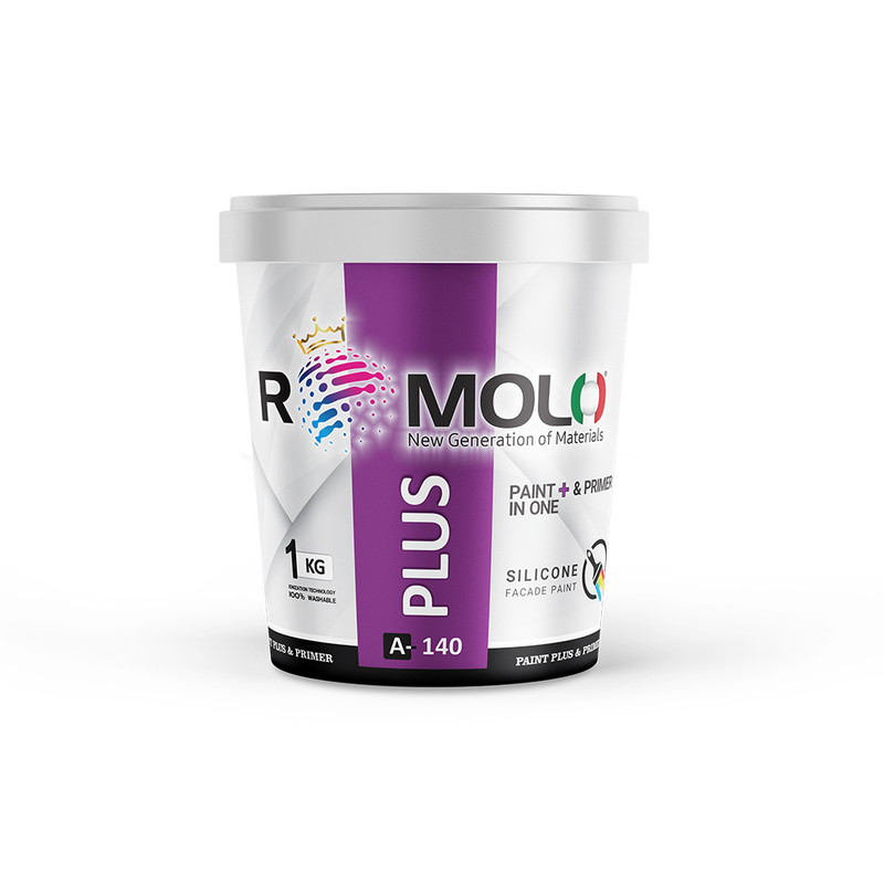 خرید و قیمت رنگ سفید سیلیکونی رومولو مدل A-140 وزن 1 کیلوگرم