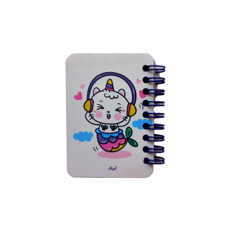 خرید و قیمت دفترچه یادداشت 80 برگ آبرنگ طرح تک شاخ مدل فانتزی