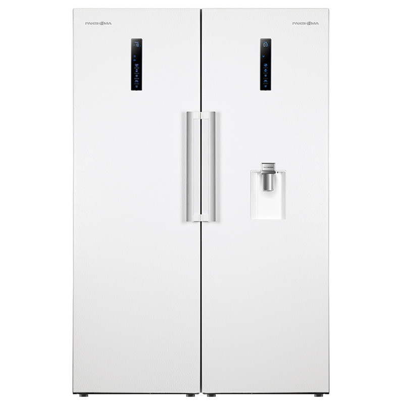 خرید و قیمت یخچال و فریزر دوقلو 40 فوت پاکشوما مدل RTRA-RTFA۹۰۱iW (N۲)، دارای نمایشگر و بدون برفک، با ارتفاع 187، پهنای 118 و عمق 73 سانتیمتر، میزان مصرف انرژی A+، دارای 5 طبقه در یخچال و 4 کشو در فریزر، دارای سیستم نوفراست