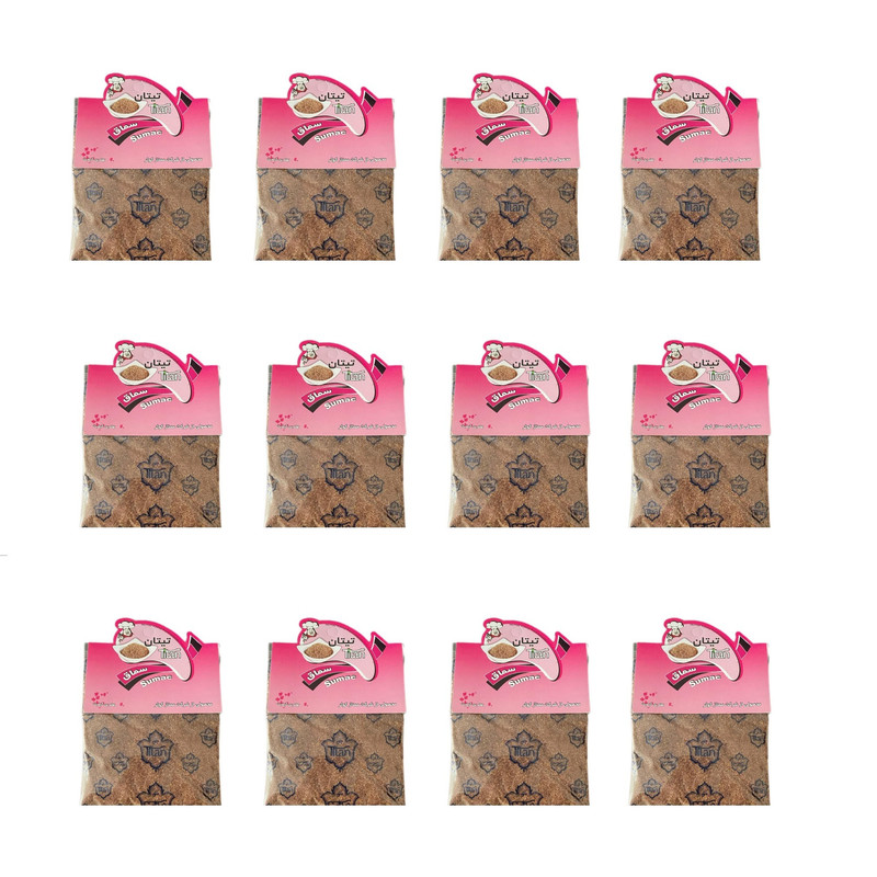 خرید و قیمت پودر سماق تیتان - 40 گرم بسته 12 عددی