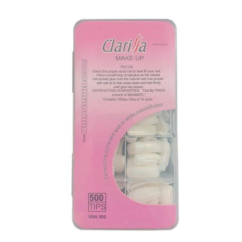 تیپ ناخن کلاریسا مدل P.R.O بسته 500 عددی