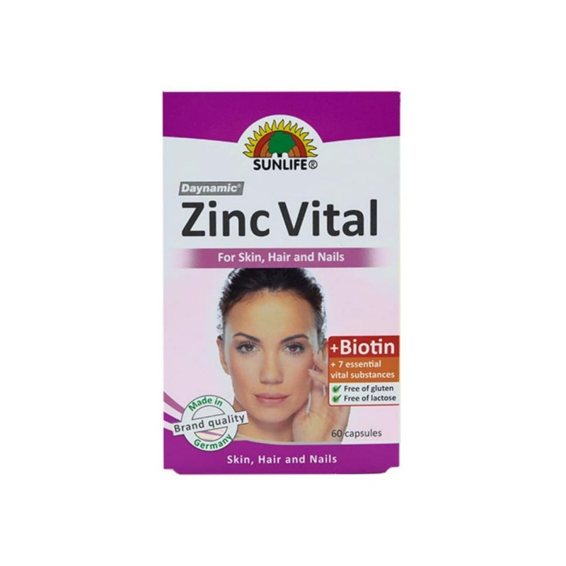 خرید و قیمت کپسول زینک ویتال سان لایف بسته 60 عددی