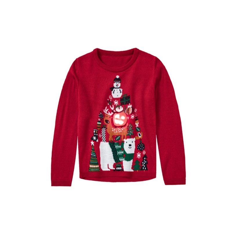 پلیور دخترانه لوپیلو مدل کریسمس