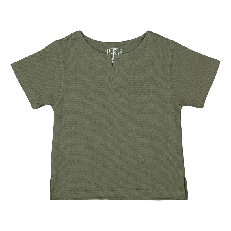 خرید و قیمت تی شرت آستین کوتاه پسرانه سون پون مدل 1590 رنگ سبز