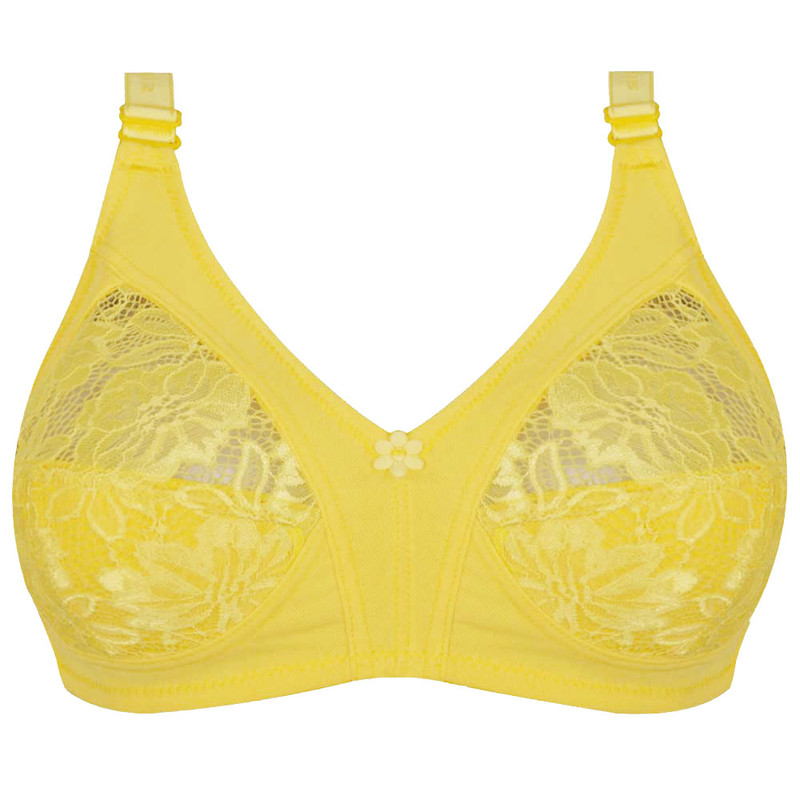 خرید و قیمت سوتین زنانه تیدامی 724 مدل 340019910 گیپور رنگ زرد