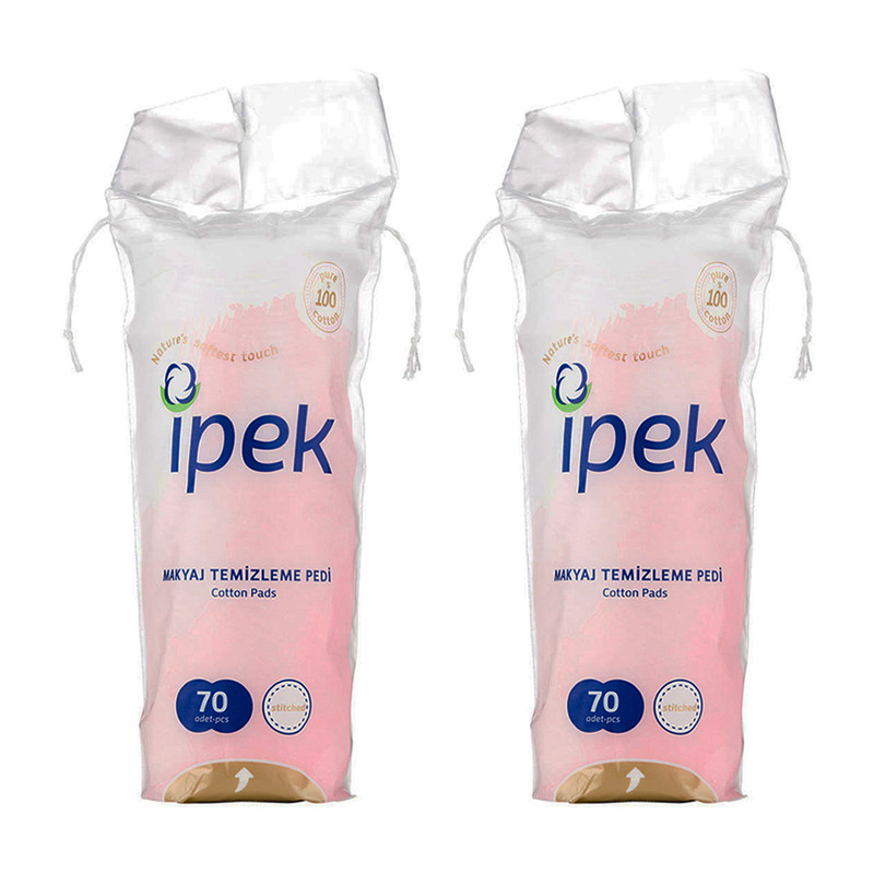 خرید و قیمت پد پاک کننده آرایش صورت ایپک مدل Cotton مجموعه 2 عددی