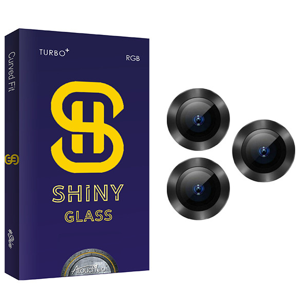 محافظ لنز دوربین آتوچبو مدل Shiny Glass FLL مناسب برای گوشی موبایل اپل iPhone 13 Pro