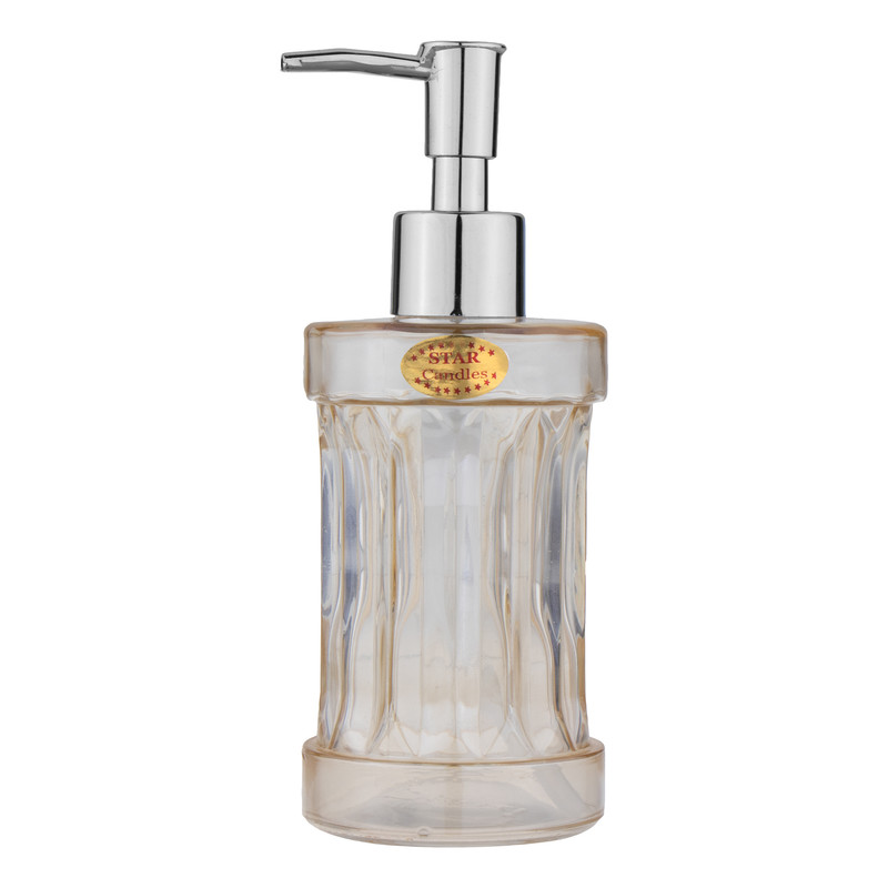 پمپ مایع دستشویی مدل کروم شیشه ای کد 173