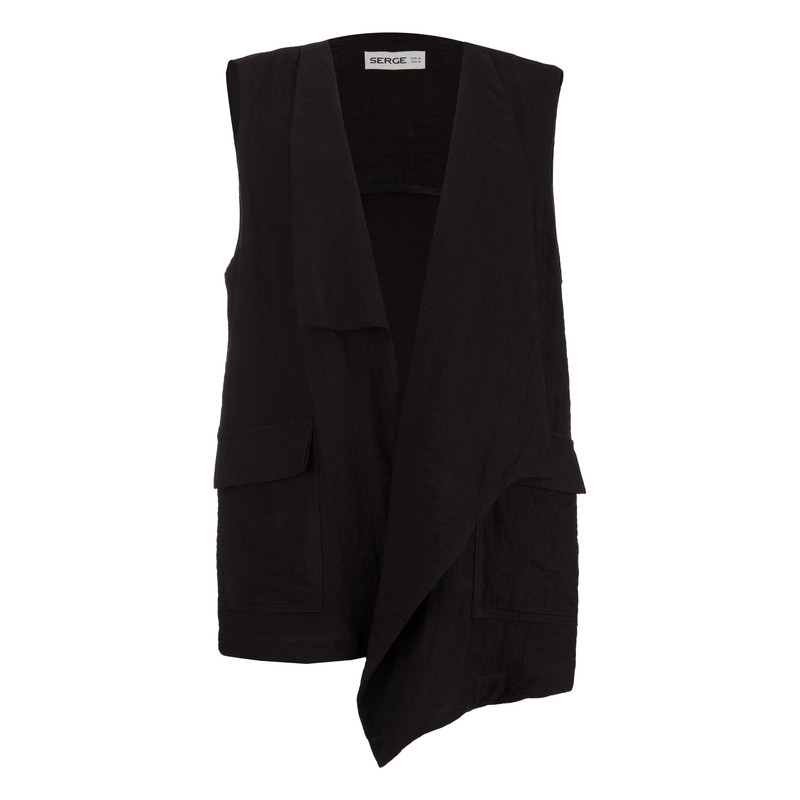 خرید و قیمت وست زنانه سرژه مدل 212257 رنگ مشکی