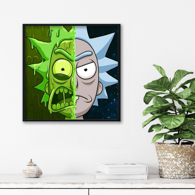 تابلو آتریسا طرح ریک اند مورتی مدل ATr0158