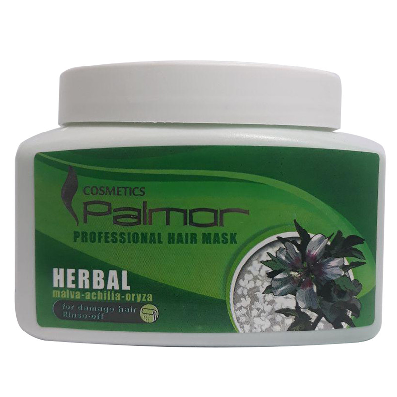 ماسک مو پالمور مدل HERBAL حجم 500 میلی لیتر