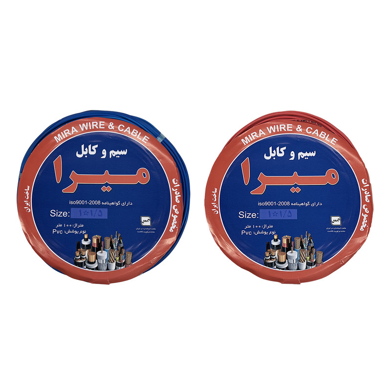 سیم برق افشان 1 در 1/5 میرا مدل R-B بسته دو عددی