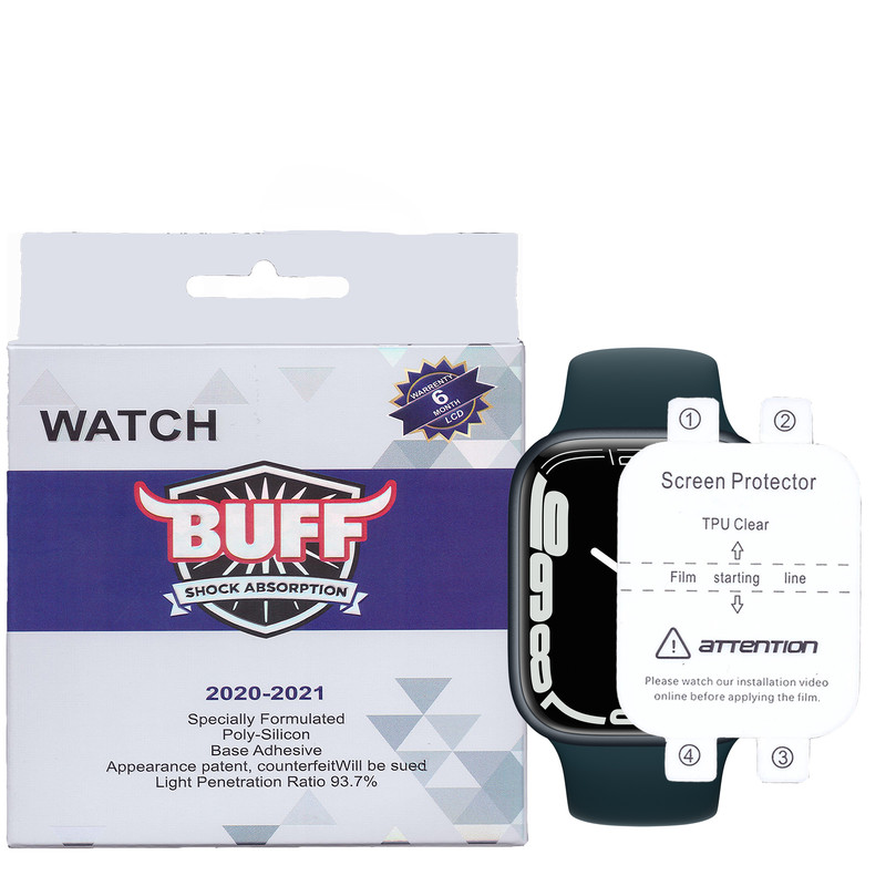 خرید و قیمت محافظ صفحه نمایش بوف مدل Hydrogel-New-2022-G مناسب برای اپل واچ 45 میلی متری سری 7