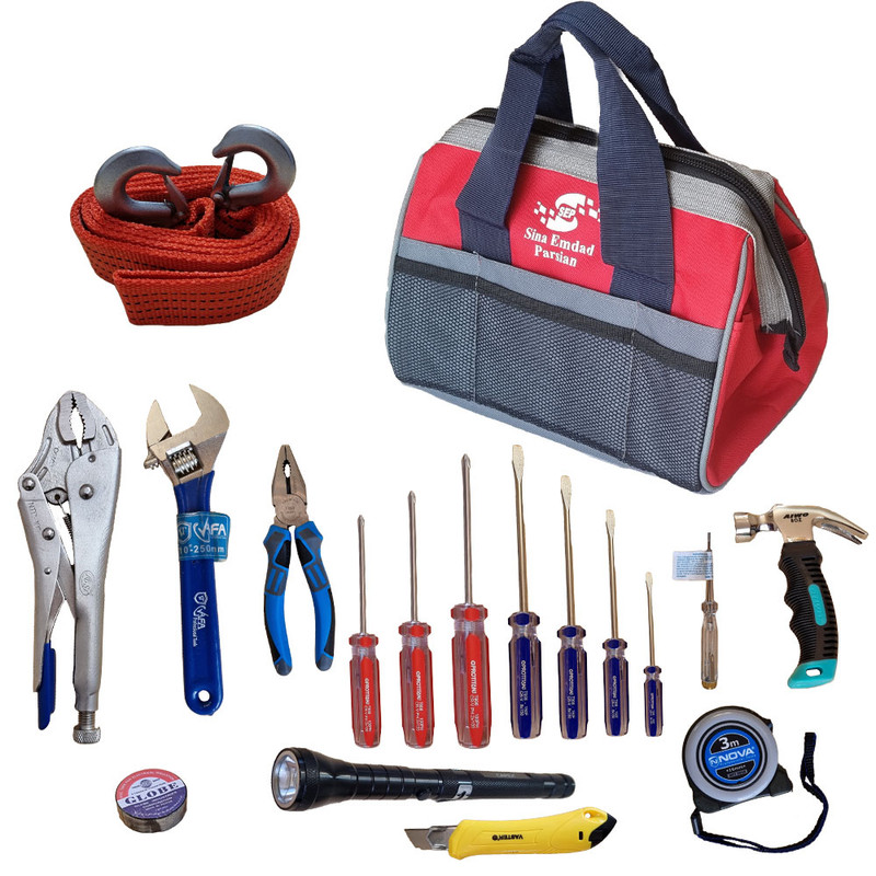 مجموعه ابزار 18 عددی سینا امداد مدل CA008