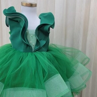 لباس پرنسسی خاص رنگ سبز که حسابی مد شده 