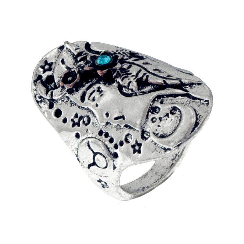 خرید و قیمت انگشتر زنانه برانت مدل نماد ماه تولد اردیبهشت