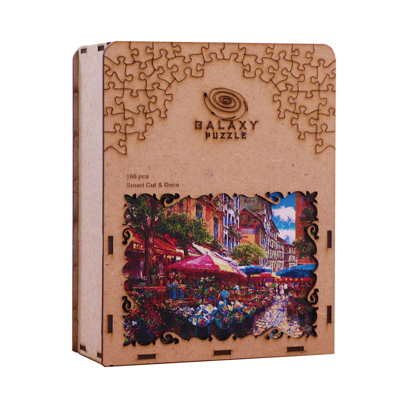 پازل ۱۶۶ تکه گلکسی طرح گل فروشی کد ۱۹۸