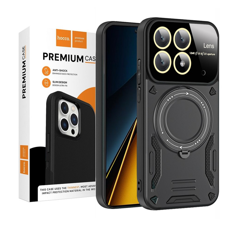 کاور هوکو مدل MagneticRotating مناسب برای گوشی موبایل شیائومی Redmi Note 13 Pro 4G / Poco M6 Pro 4G