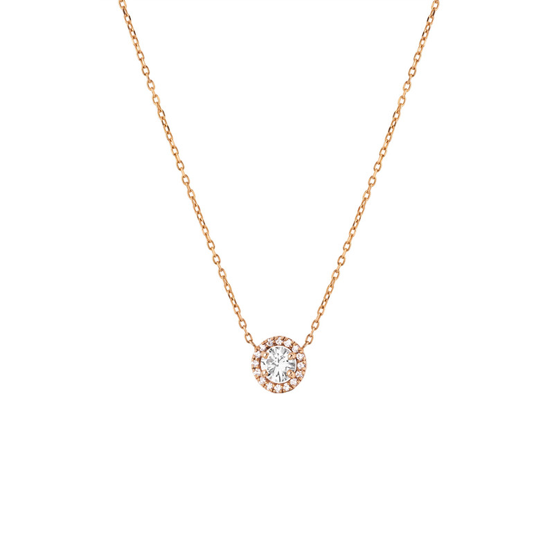 گردنبند طلا 18 عیار زنانه گالری شیدا مجد مدل درخشان