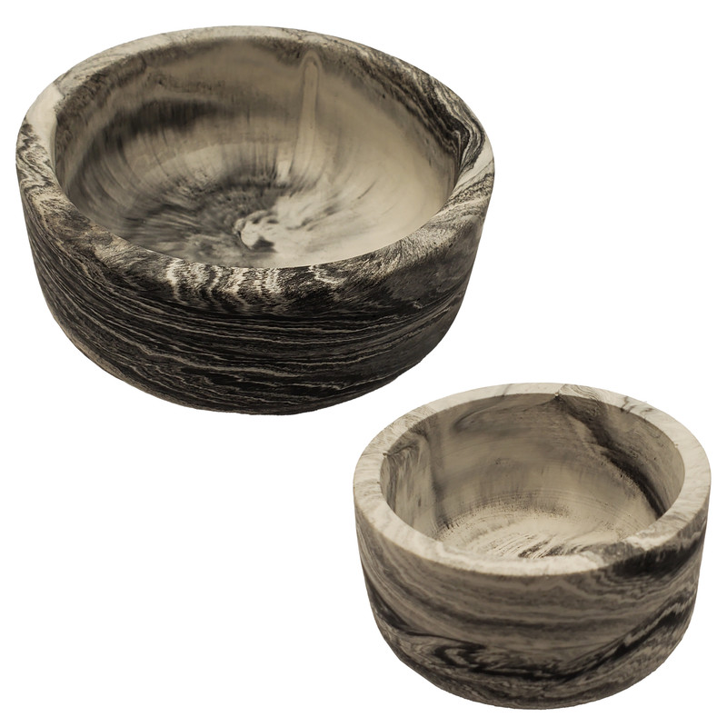 کاسه بتنی مدل ابر و بادی مجموعه 2 عددی