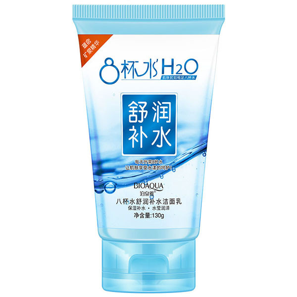 فوم شستشو صورت بایوآکوا مدل H2o وزن 130 گرم