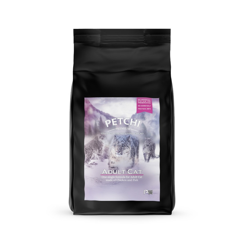 غذای خشک گربه پتچی مدل Adult Cat پرمیوم وزن 10کیلوگرم