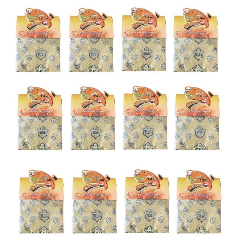 خرید و قیمت پودر گلپر تیتان - 50 گرم بسته 12 عددی