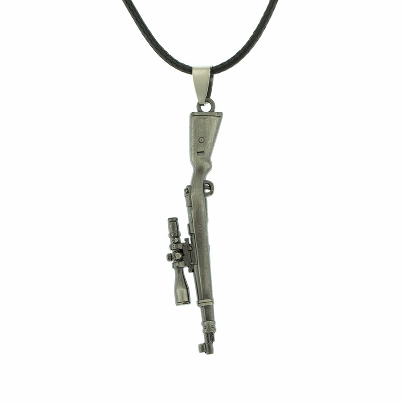 گردنبند مردانه برانت مدل تفنگ کار 98