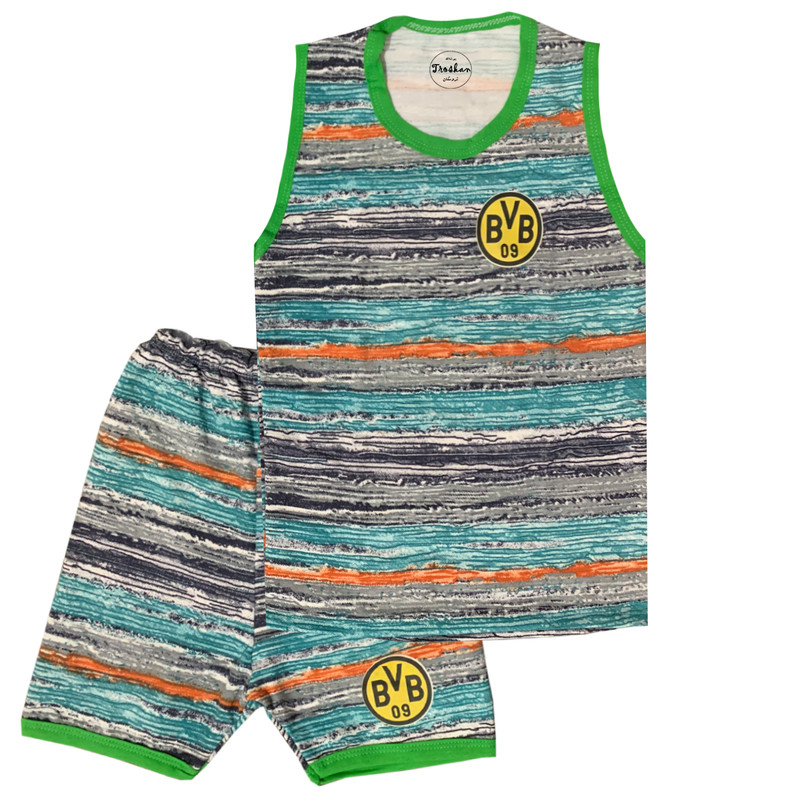 ست تاپ و شلوارک پسرانه تروسکان مدل Liv101