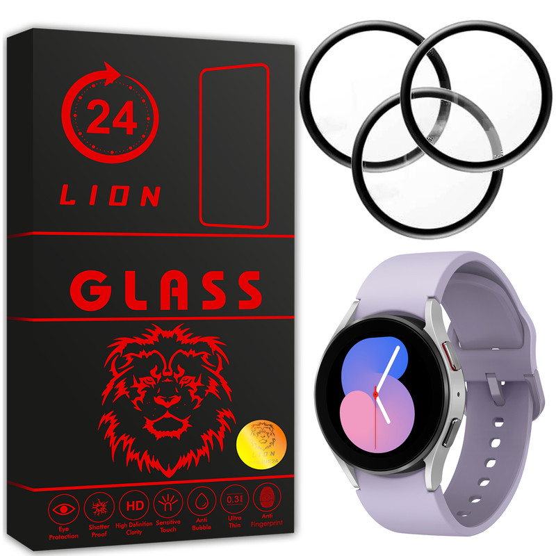 محافظ صفحه نمایش لاین مدل RT007 مناسب برای ساعت هوشمند سامسونگ Galaxy Watch 5 40mm بسته سه عددی