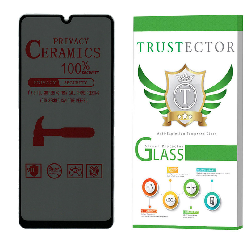 محافظ صفحه نمایش سرامیکی حریم شخصی تراستکتور مدل PRCTA مناسب برای گوشی موبایل سامسونگ Galaxy M32 4G