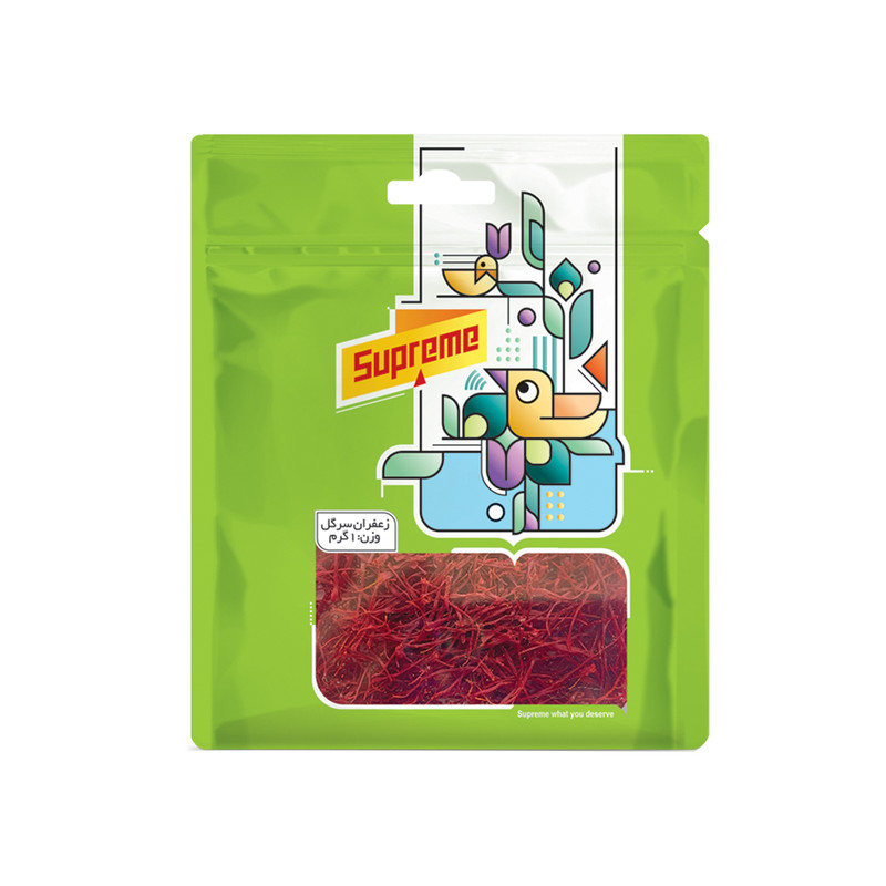 خرید و قیمت زعفران سرگل ساپريم - 1 گرم
