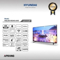 تلویزیون کیو ال ای دی هوشمند هیوندای مدل HQLED-5024S-UHD سایز 50 اینچ