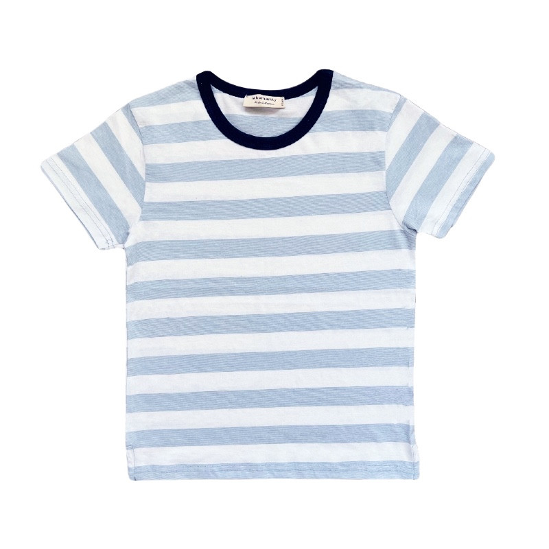 خرید و قیمت تی شرت آستین کوتاه پسرانه هومنیتی مدل WYKBTS9080-LTBLUWHT