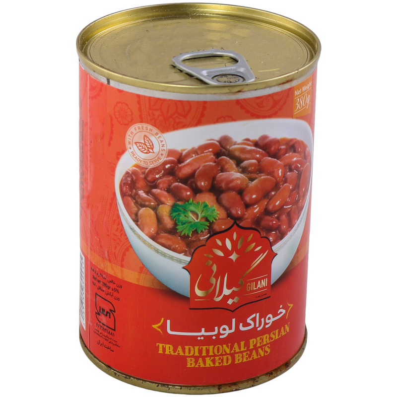 کنسرو لوبیا چیتی گیلانی - 380 گرم
