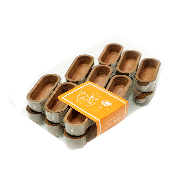 خرید و قیمت نان تارت بیضی شکلاتی قنادی فلوت - 250 گرم