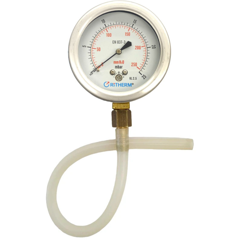 خرید و قیمت گیج فشار رایترم مدل 25mbar-6cm