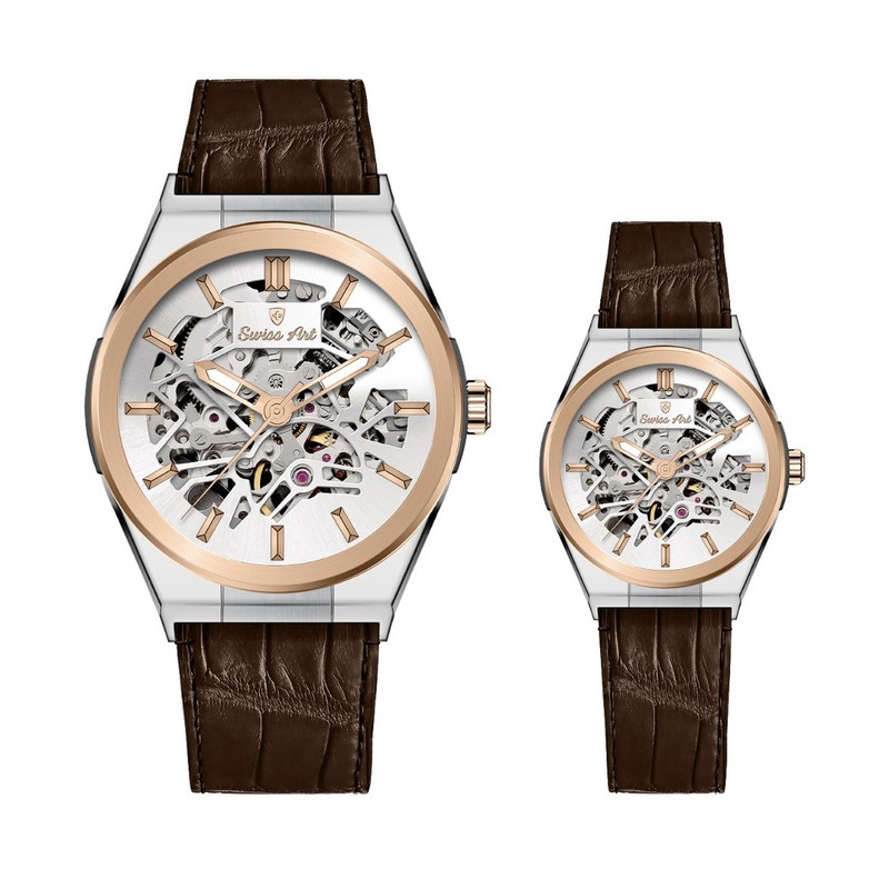 خرید و قیمت ست ساعت مچی عقربهای زنانه و مردانه سوئیس آرت مدل 620009/10-11