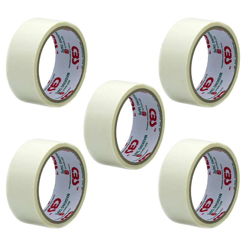 چسب کاغذی سی بی اس مدل JM1640 عرض 4 سانتی متر بسته 5 عددی