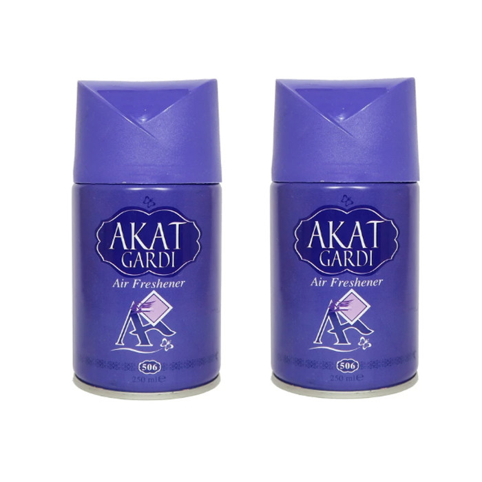 اسپری خوشبوکننده آکات مدل 506 حجم 250 میلی لیتر مجموعه دو عددی