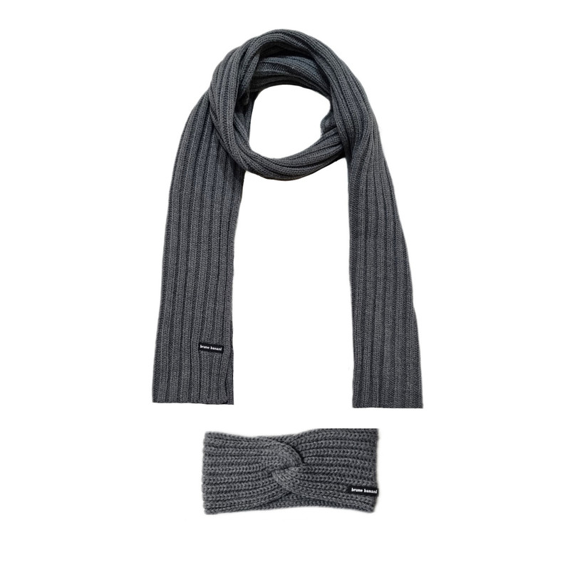 خرید و قیمت ست شال گردن و هدبند بافتنی زنانه برنو بنانی مدل SHA - 36341