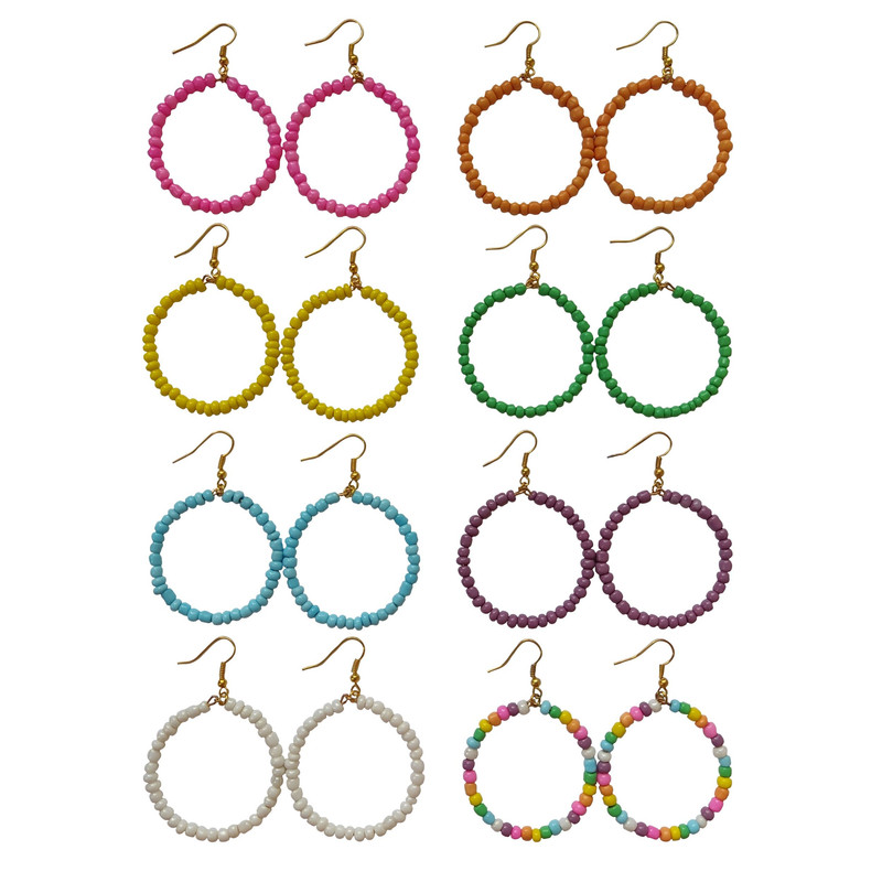 خرید و قیمت گوشواره زنانه مدل ears-08 مجموعه هشت عددی